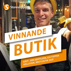 Vinnande Butik med Jens Bertilzon, handlare, ICA Toppen Höllviken