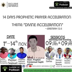 DIVINE ACCELERATION DAY 3 MORNING SESSION