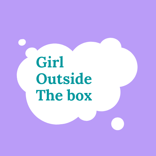Girl outside the box