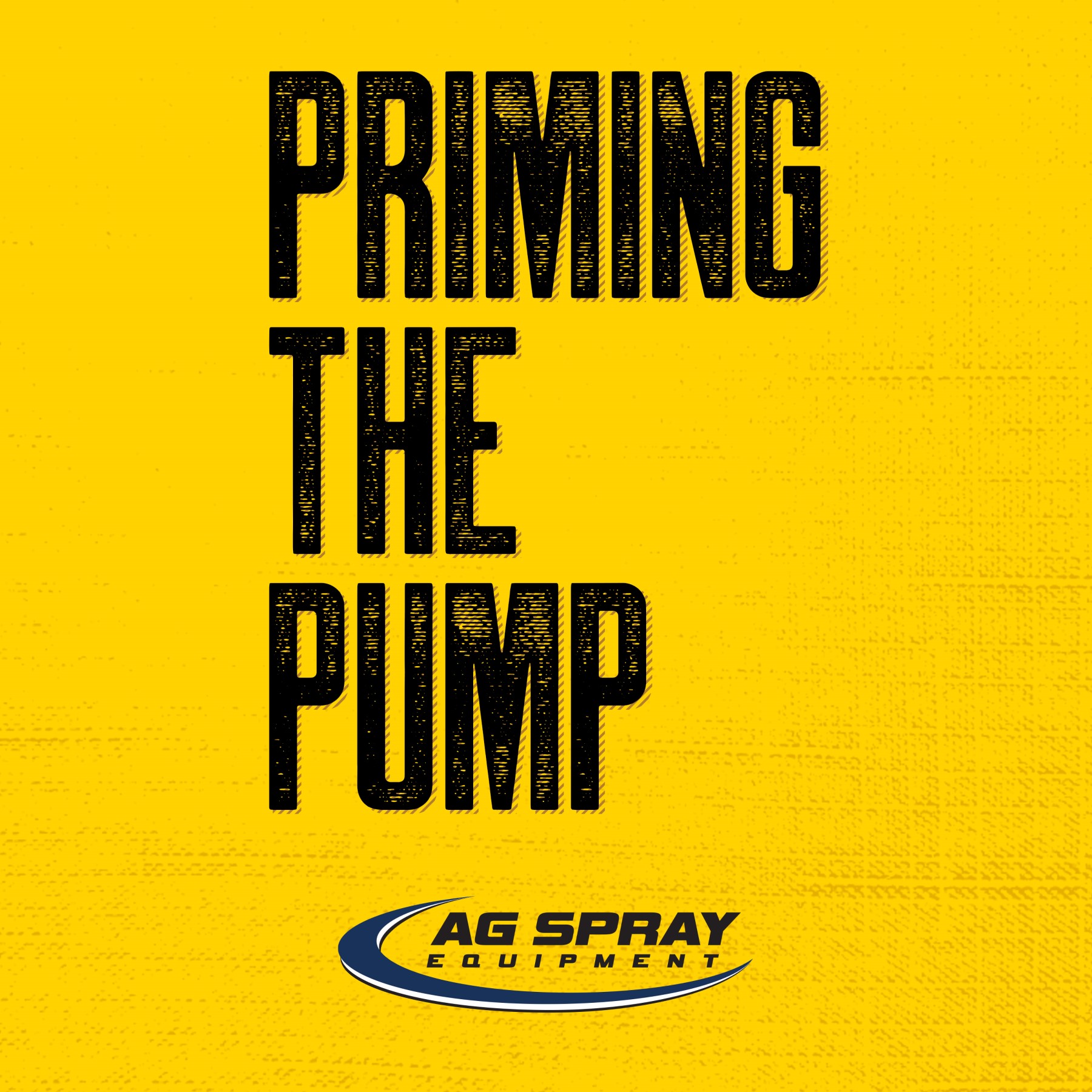 Priming the Pump from Ag Spray Equipment