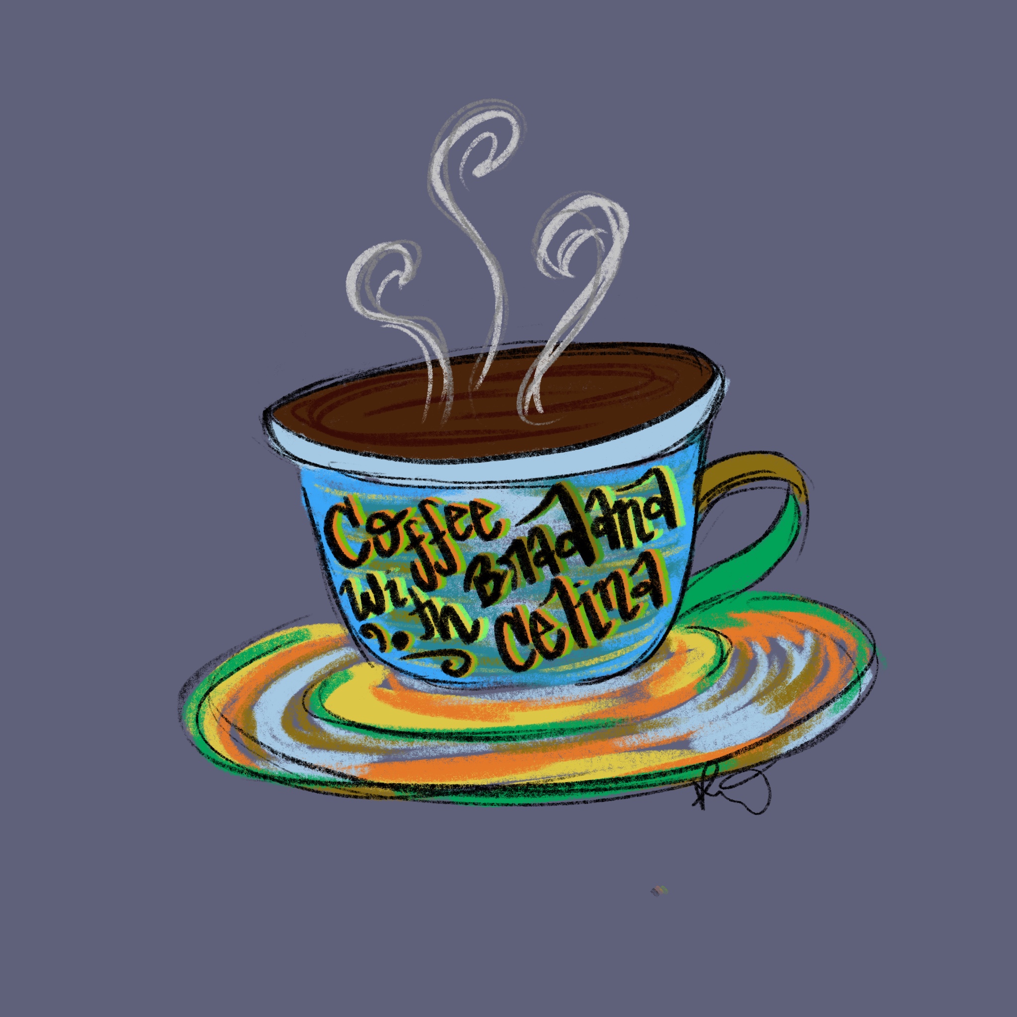 The Coffee With Brad & Celina Podcast cover art