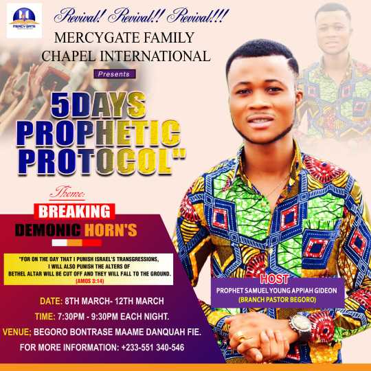 SENIOR PROPHET SAMMY APPIAH GIDEON YOUNG