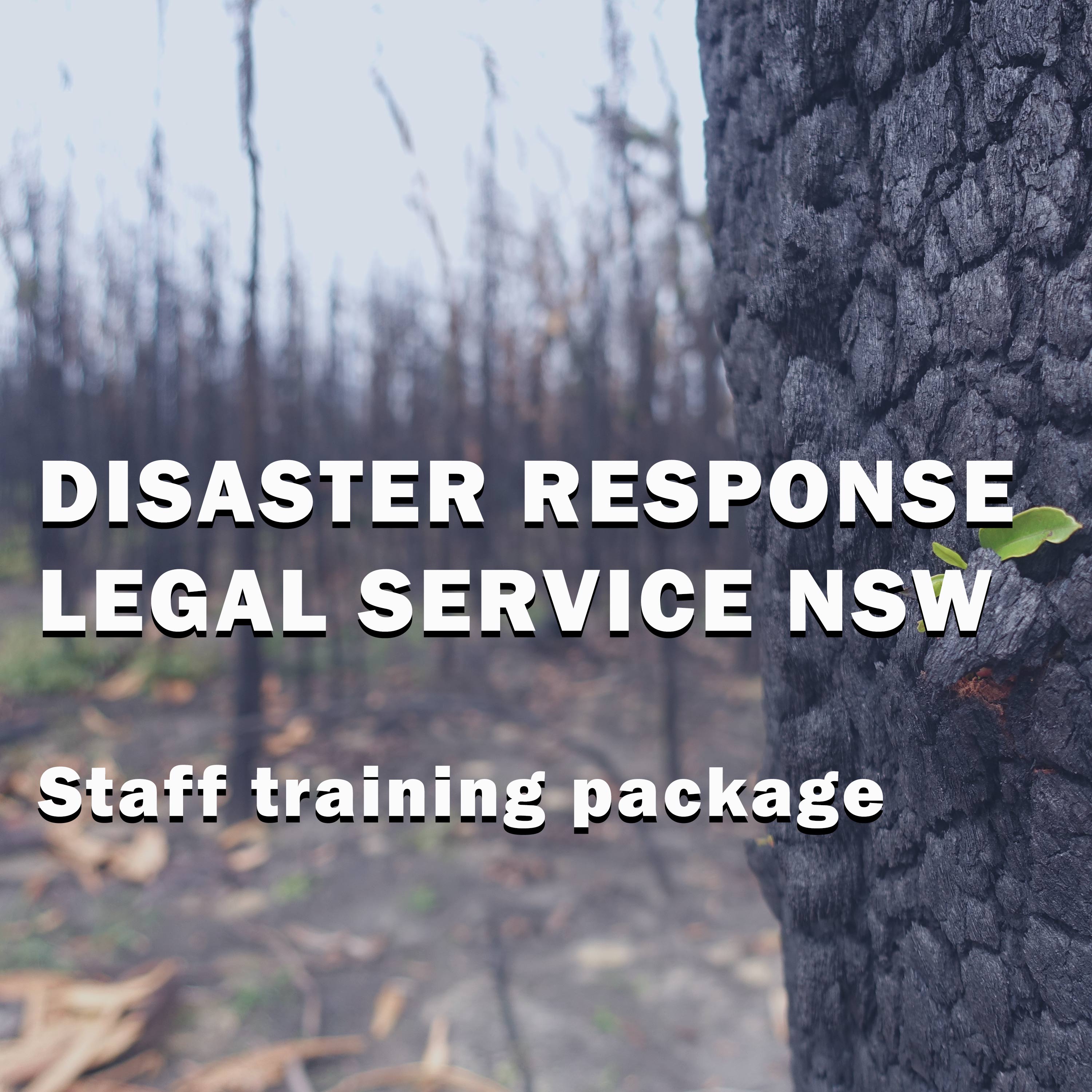 Disaster Response Legal Service NSW - training package