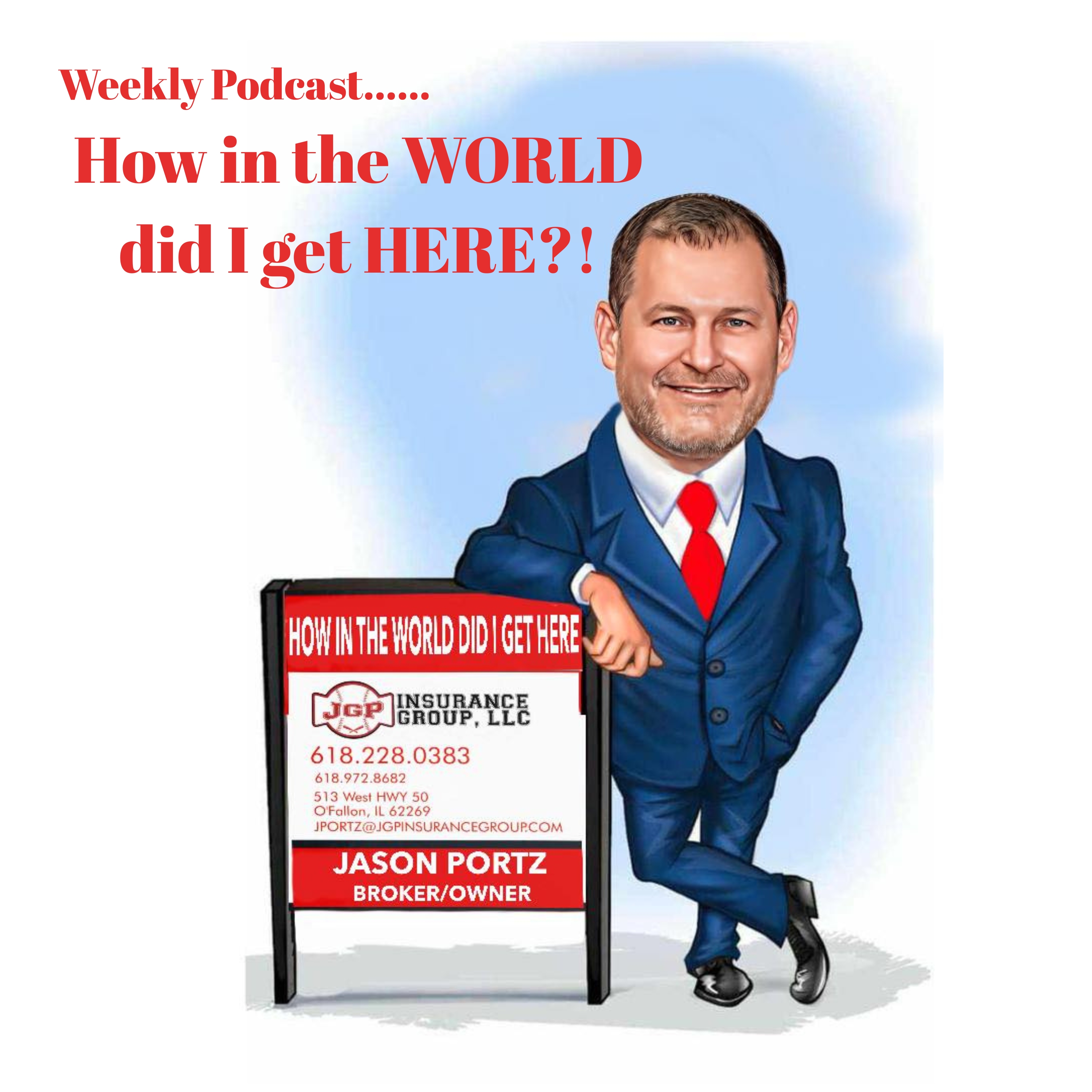 How in the WORLD did I get HERE?! podcast artwork