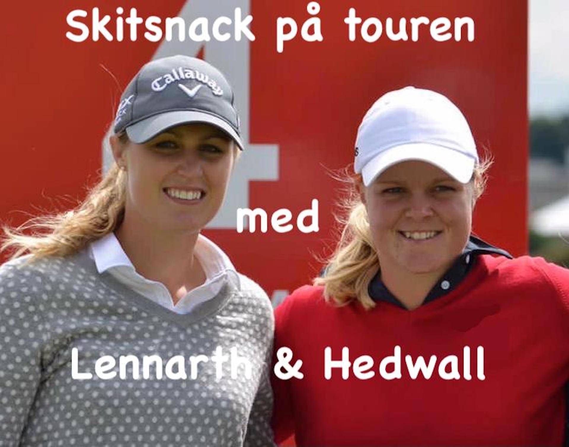 Skitsnack på touren med Lennarth & Hedwall