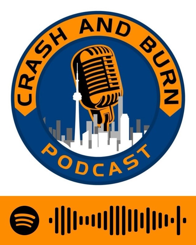 ”Welcome to the Crash and Burn podcast, where the Queen of podcasting brings your weekly dose of laughter