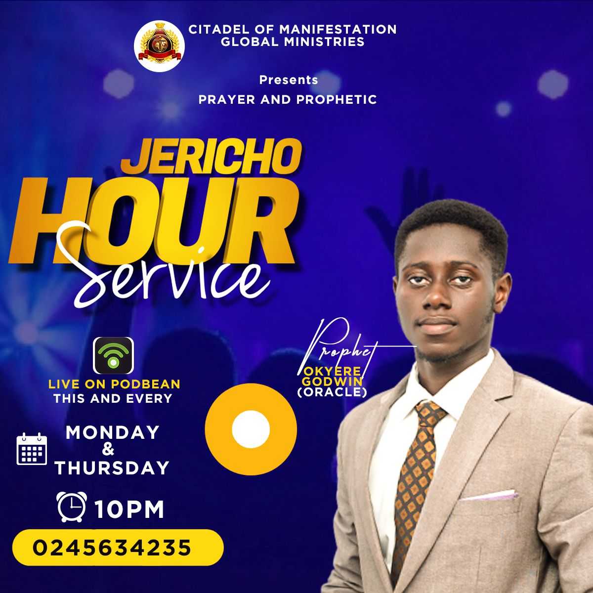 JERICHO HOUR WITH THE PROPHET