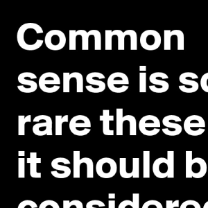 common sense the new superpower