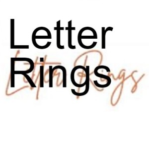 Letter Rings | Custom Ring, Shop Stylish Rings Here And Be More Beautiful