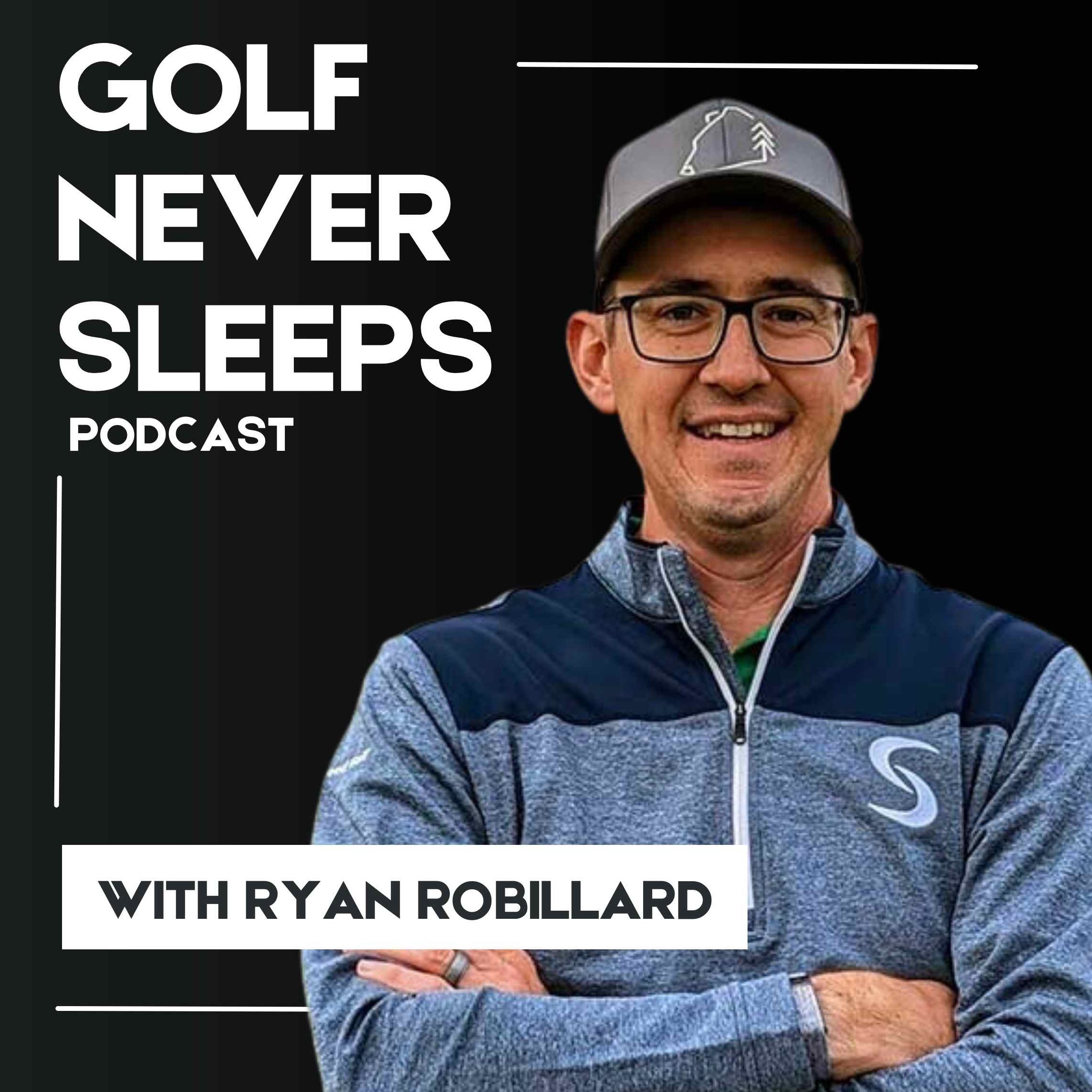 Logo of the podcast Golf Never Sleeps Podcast