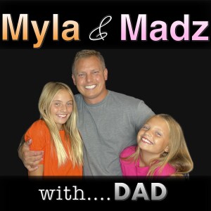 Myla & Madz with…. Dad
