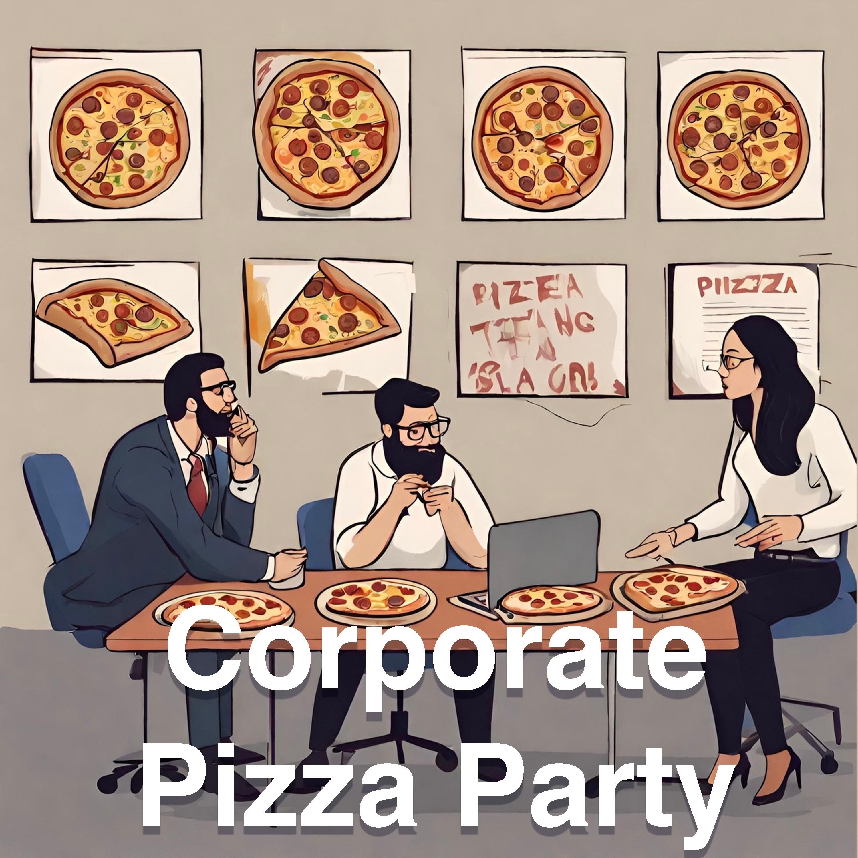 Corporate Pizza Party Artwork