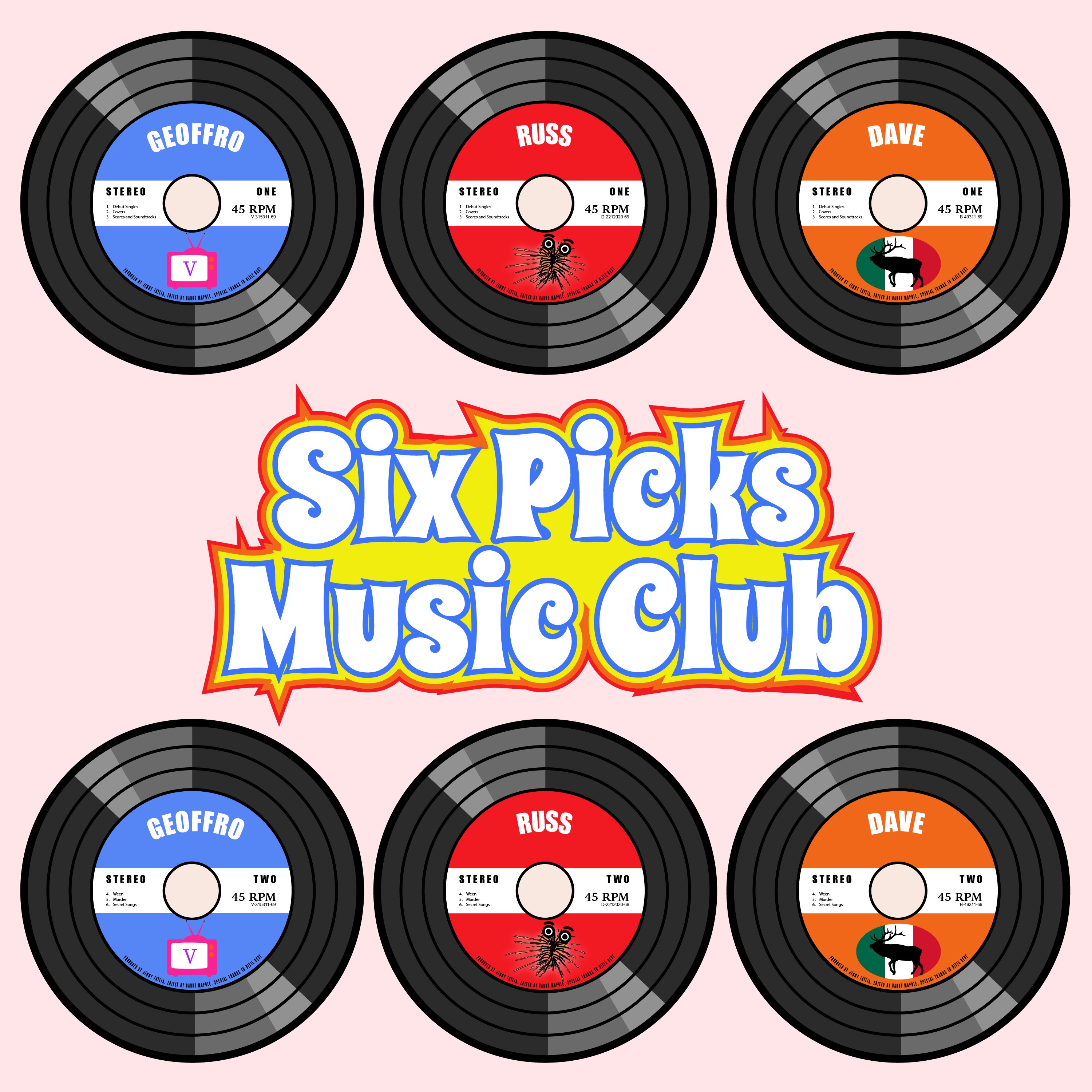 Six Picks Music Club Artwork