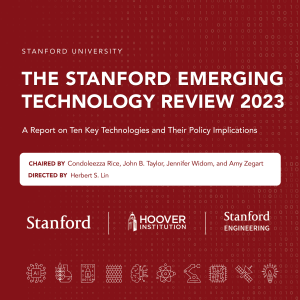 The Stanford Emerging Tech Review | Condoleezza Rice and Marc Andreessen