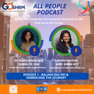 All People Podcast Episode 1:  Balancing DEI & Embracing the Journey