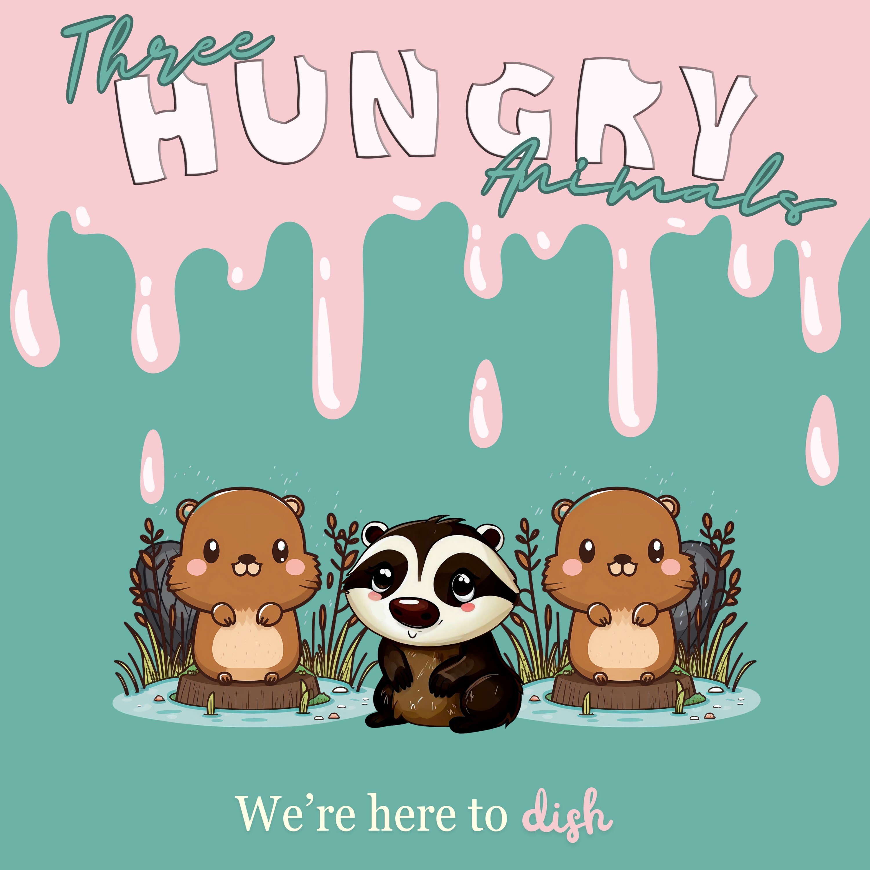 Three Hungry Animals podcast artwork