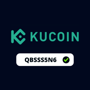 KuCoin Referral Code: QBSSS5N6 (Free Welcome Bonus Rebates)