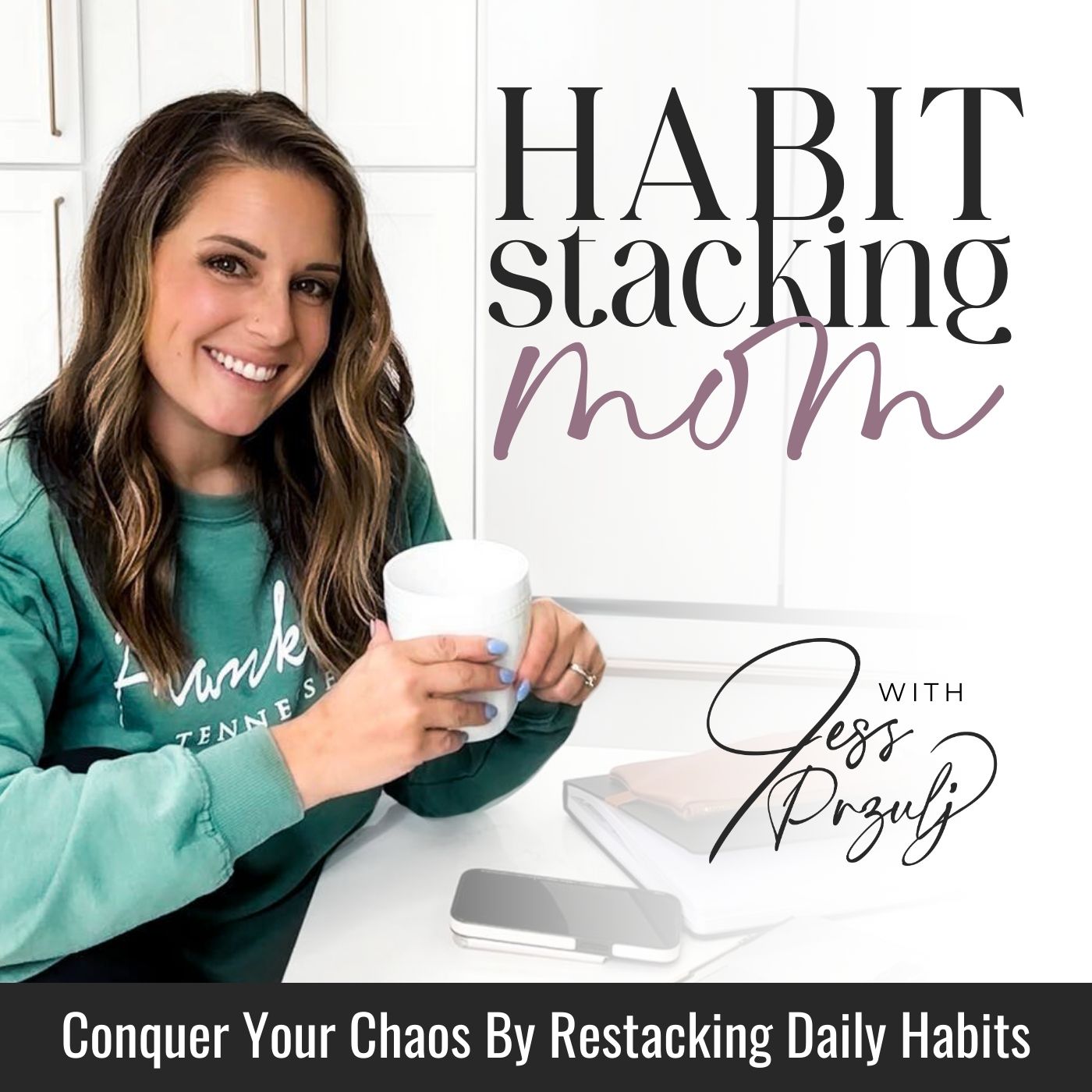 Logo of the podcast Habit Stacking Mom | Routines, Habits for Moms, Home Organization, Burnout, Overwhelmed, SAHM, Balance