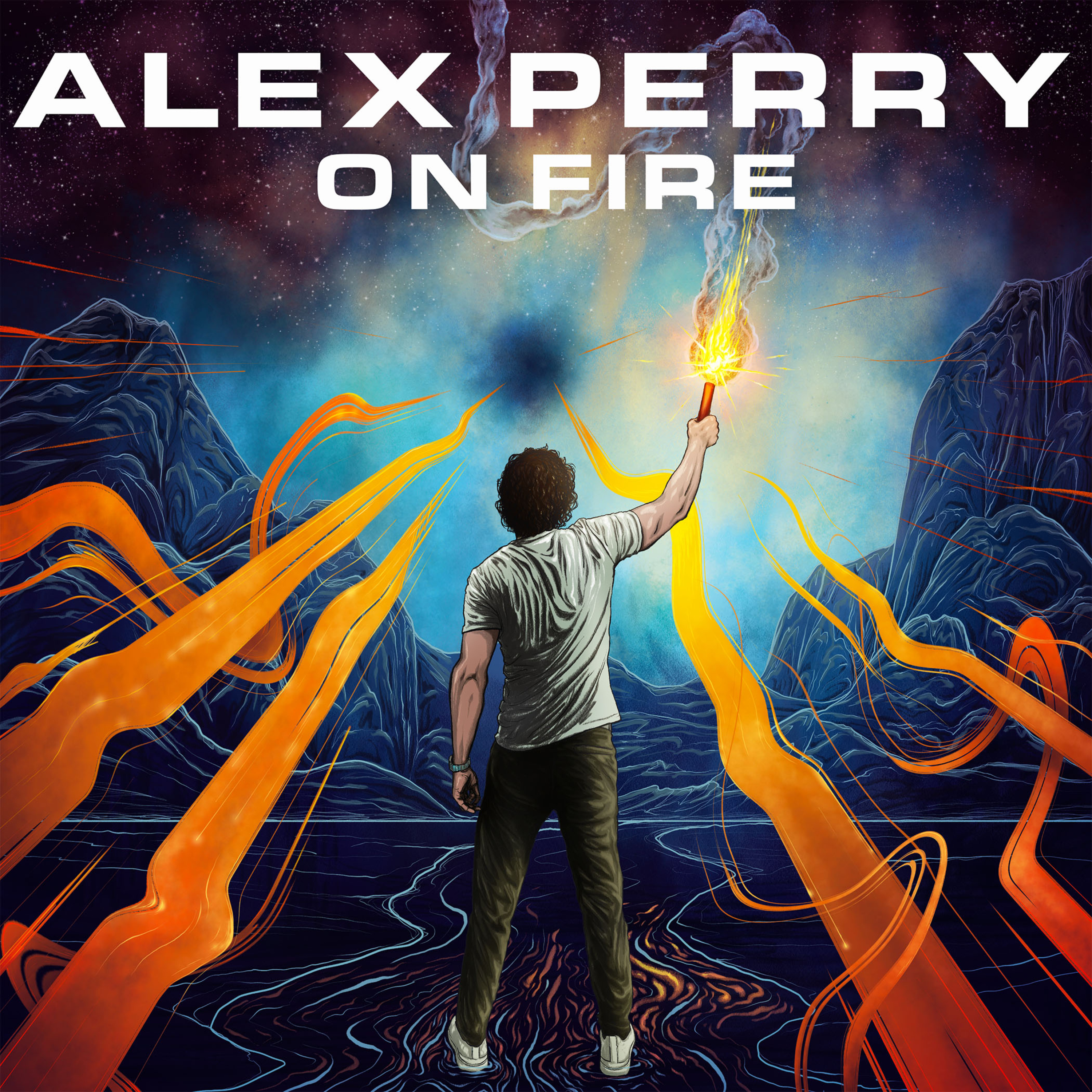 Alex Perry On Fire