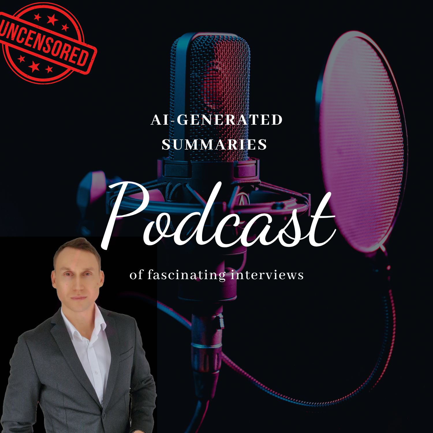 Dzianis-Dennis Prudnikau Podcast (AI uncensored summaries of interviews / KI unzensierte Zusammenfassungen von Interviews)