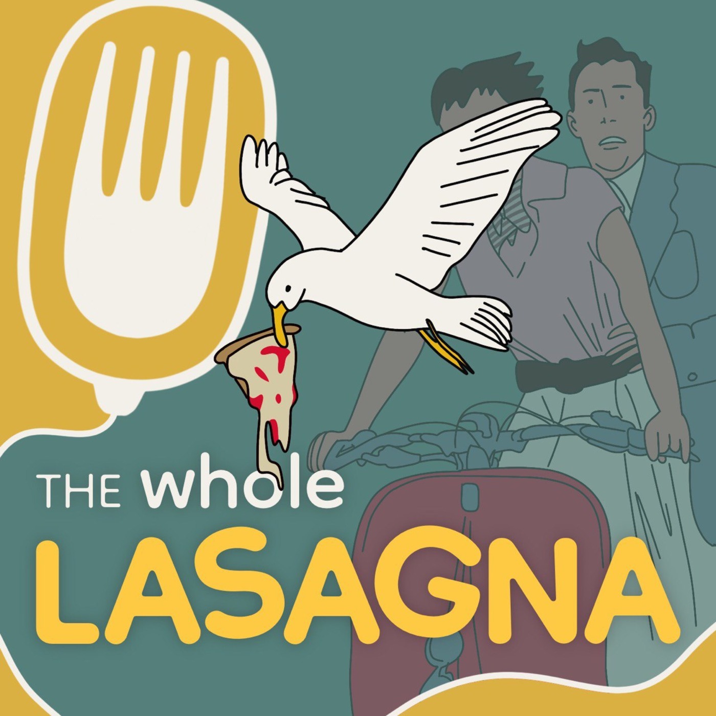 The whole lasagna