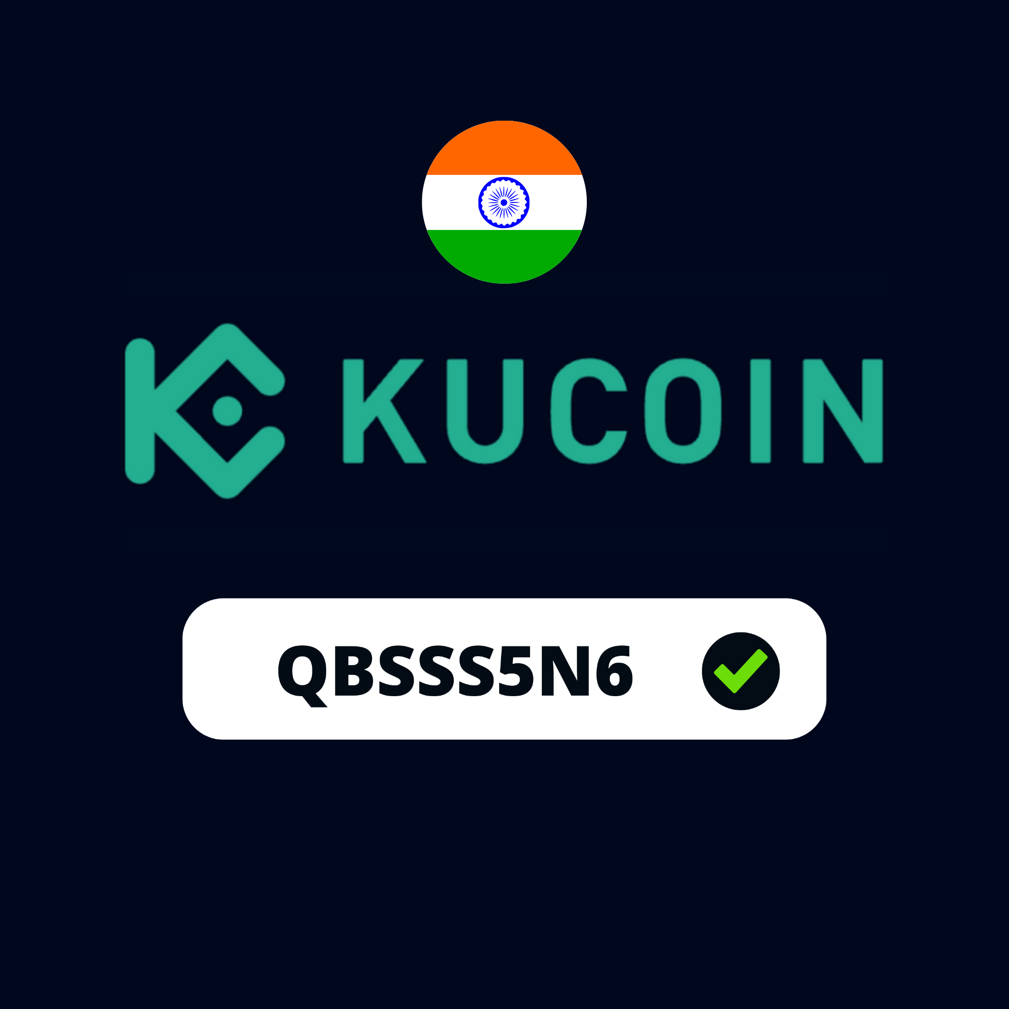 KuCoin Referral Code India: QBSSS5N6 ($10,800 USDT Bonus 2025)