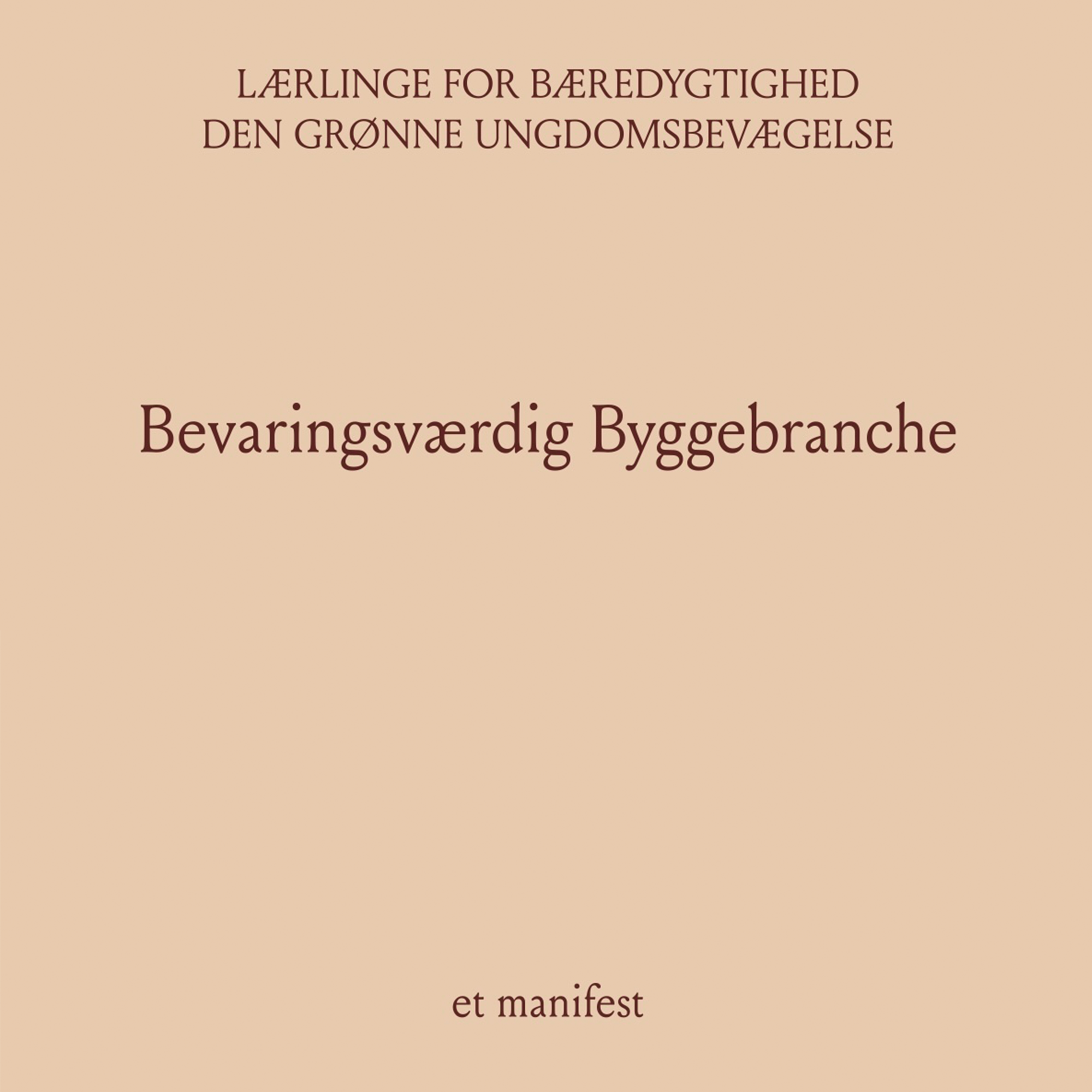 Bevaringsværdig Byggebranche – et manifest podcast artwork
