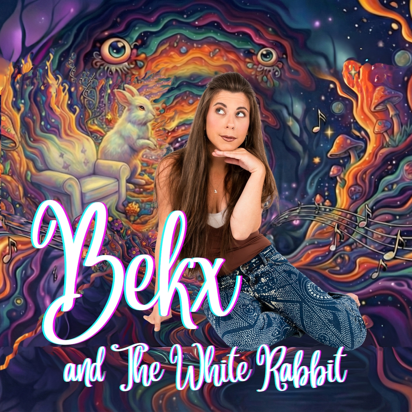 Bekx and The White Rabbit podcast artwork