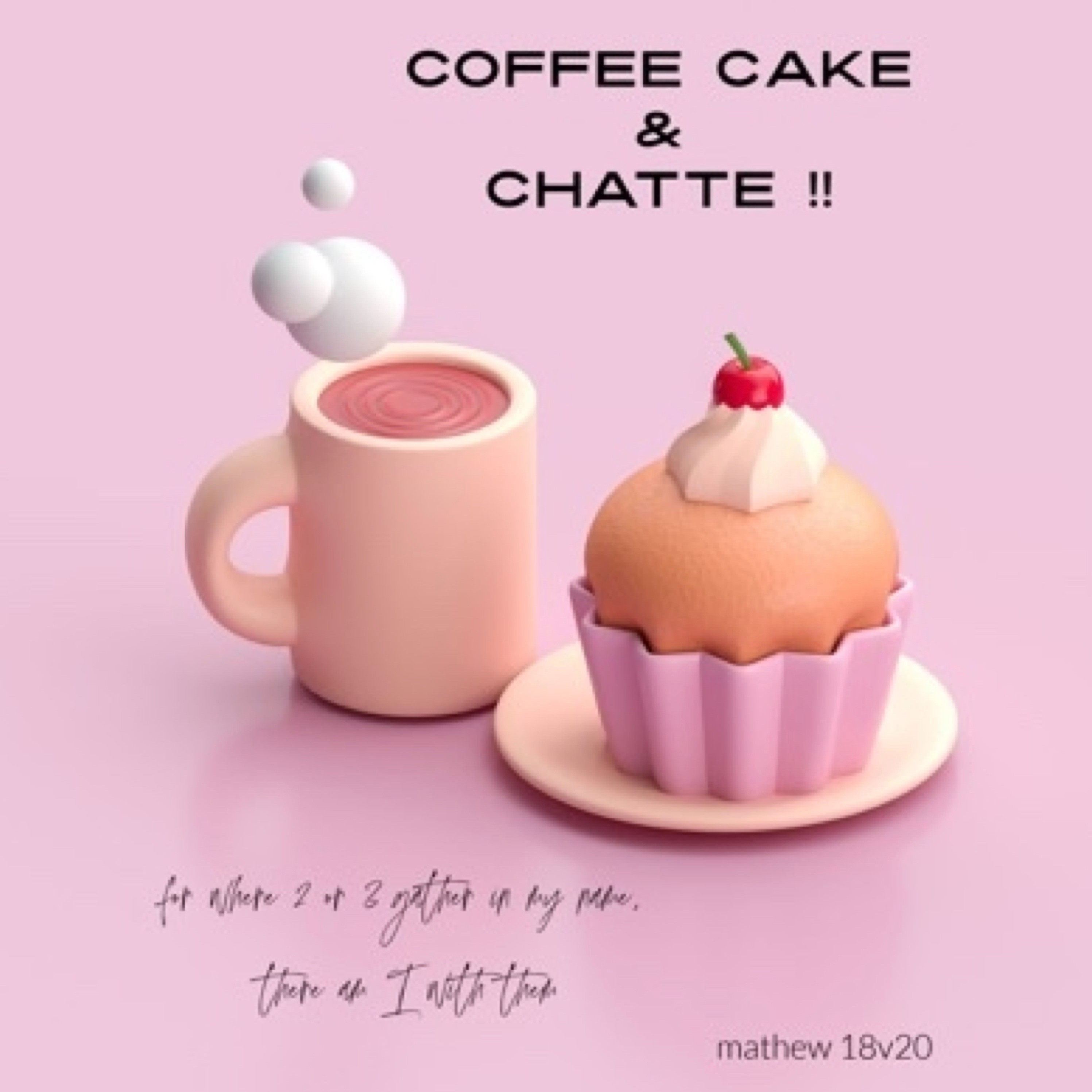 Coffee Cake and Chatte!!