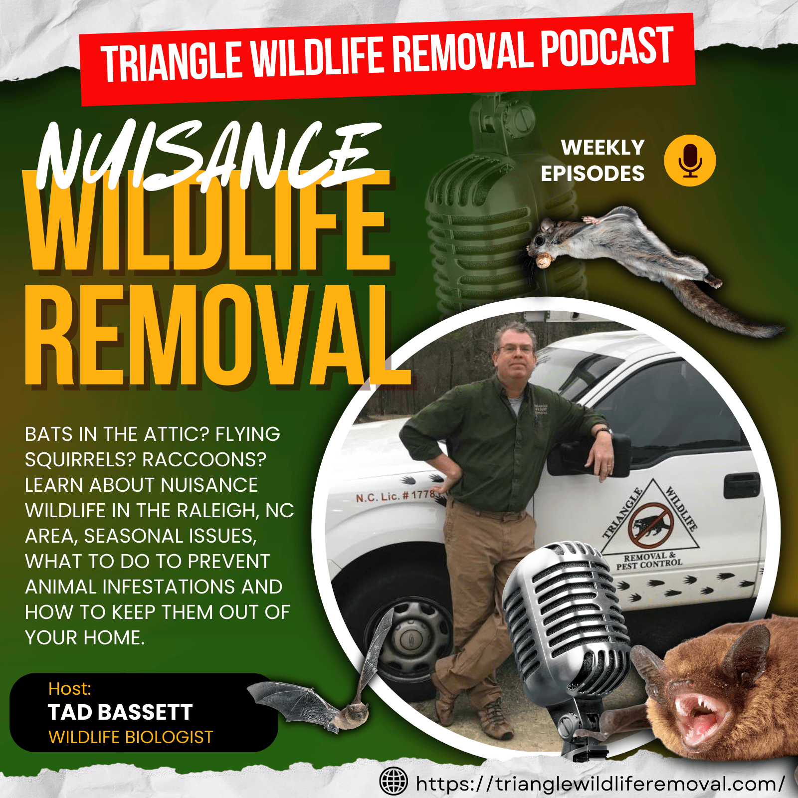 Triangle Wildlife Removal Podcast podcast artwork