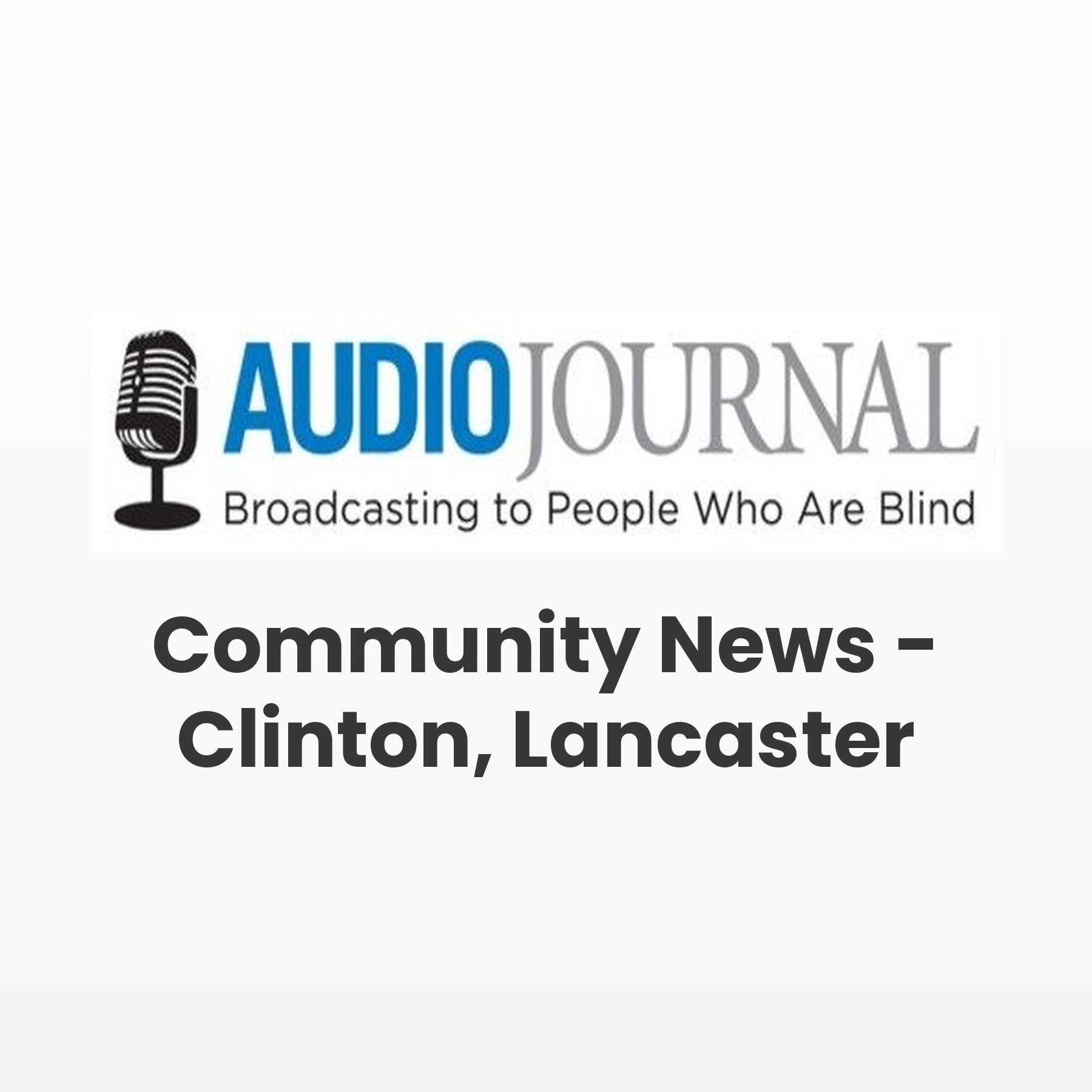 AJ Community News (Clinton, Lancaster, Boylston & West Boylston) podcast artwork