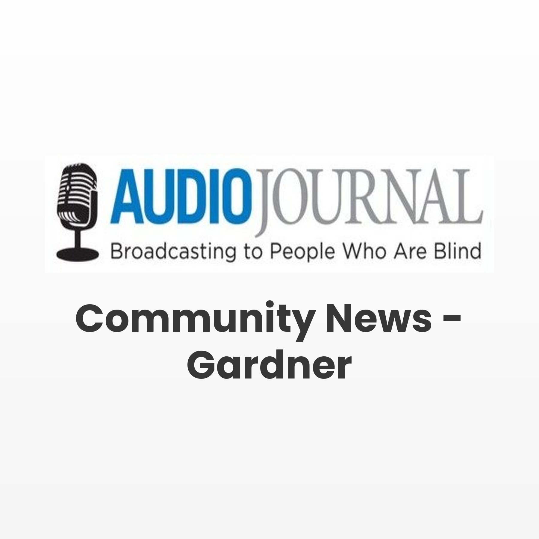 AJ Community News (Gardner) podcast artwork