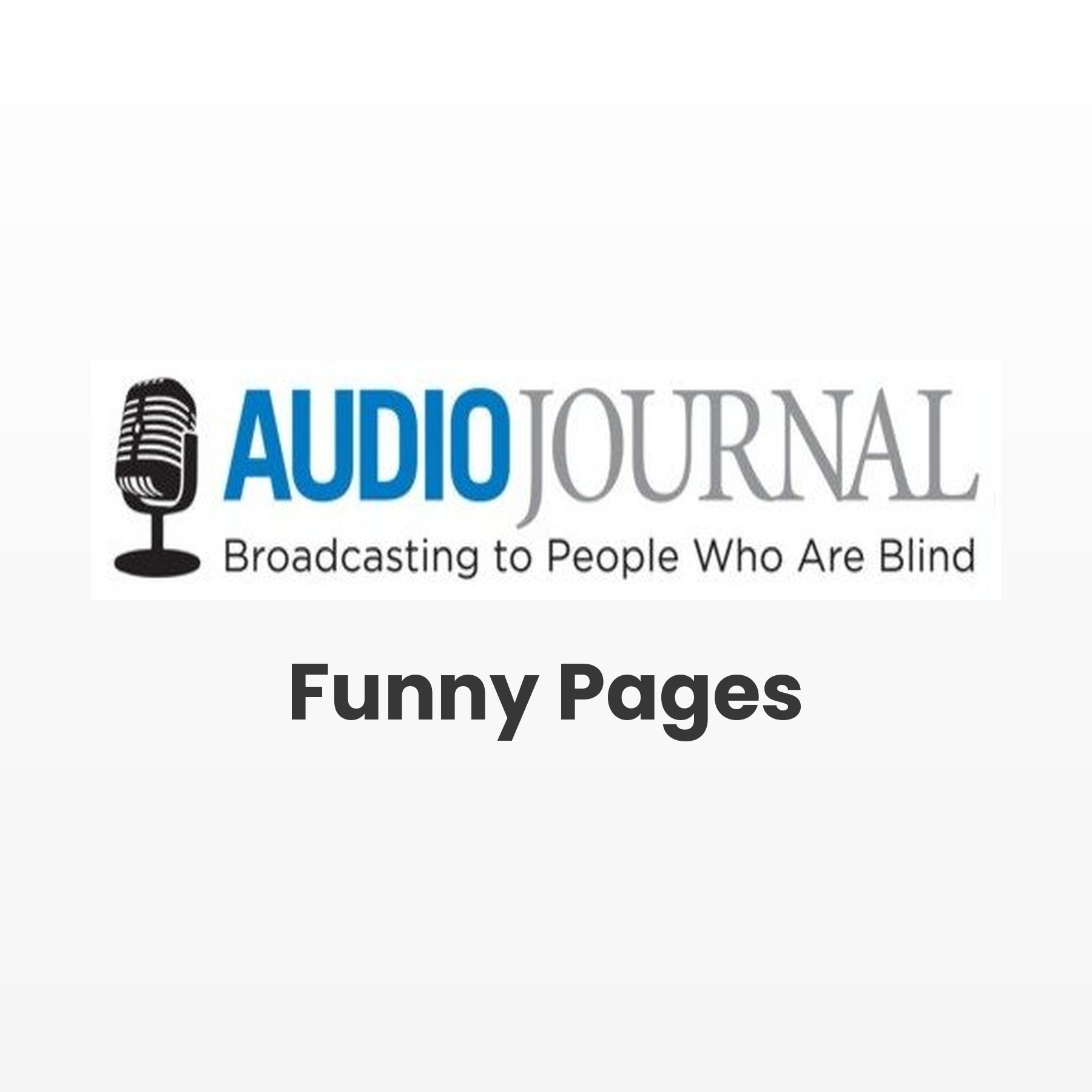 AJ Funny Pages podcast artwork