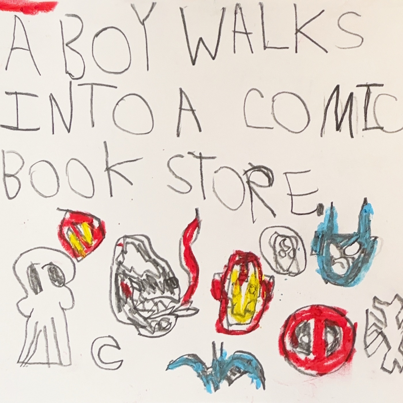 A Boy Walks into a Comic Book Store podcast artwork