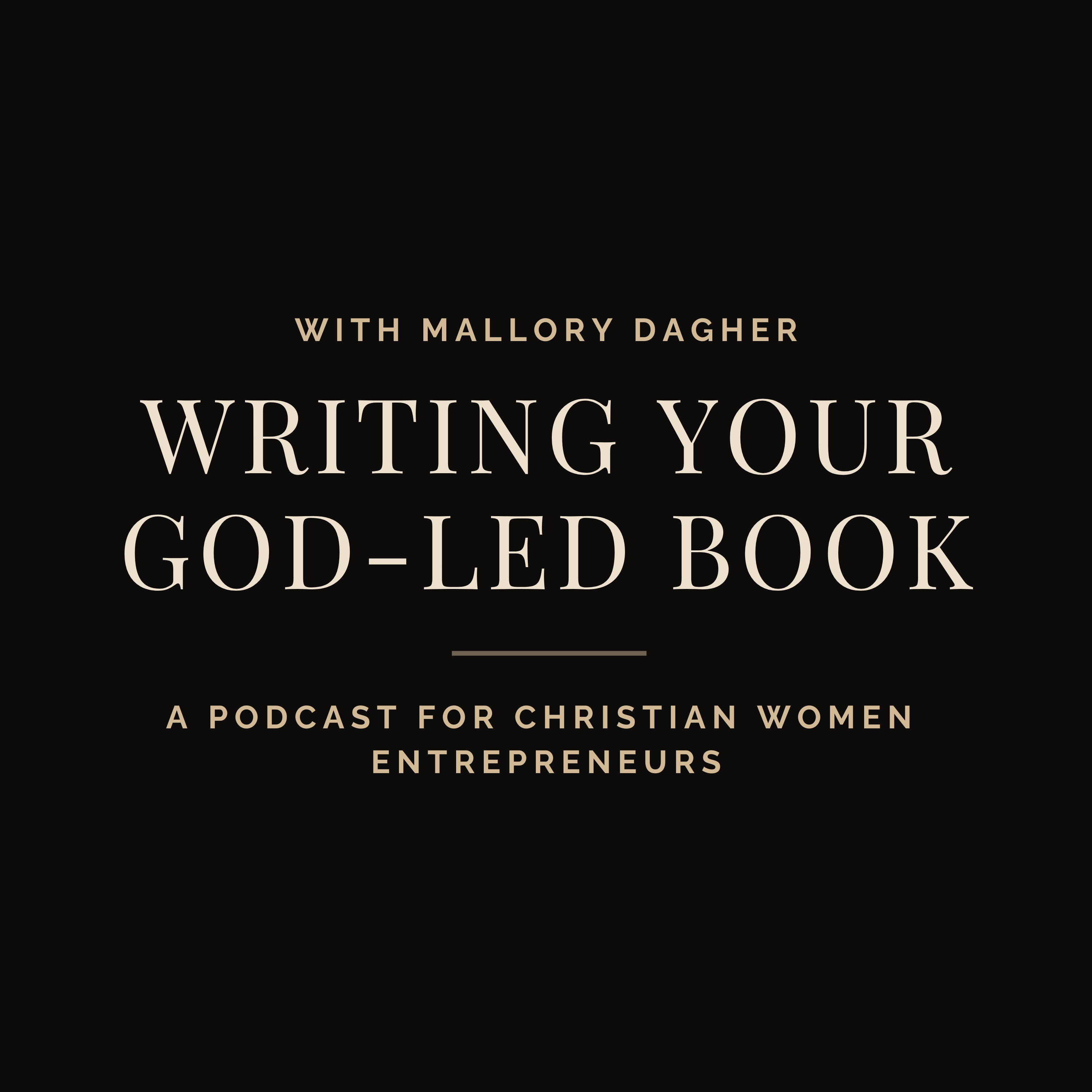 Writing Your God-Led Book
