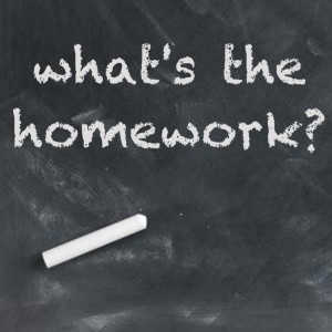 what's the homework?