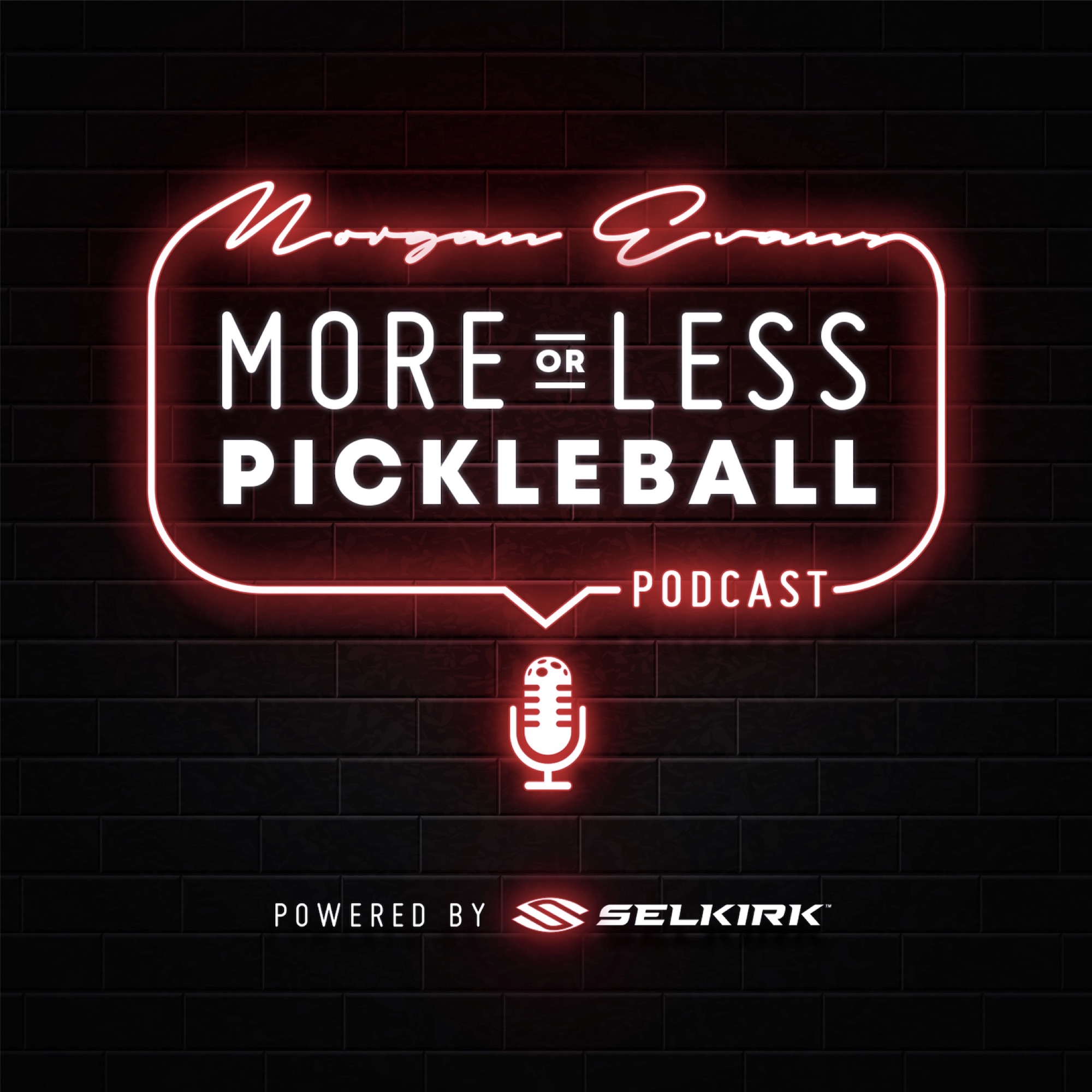 Morgan Evans More or Less Pickleball Podcast