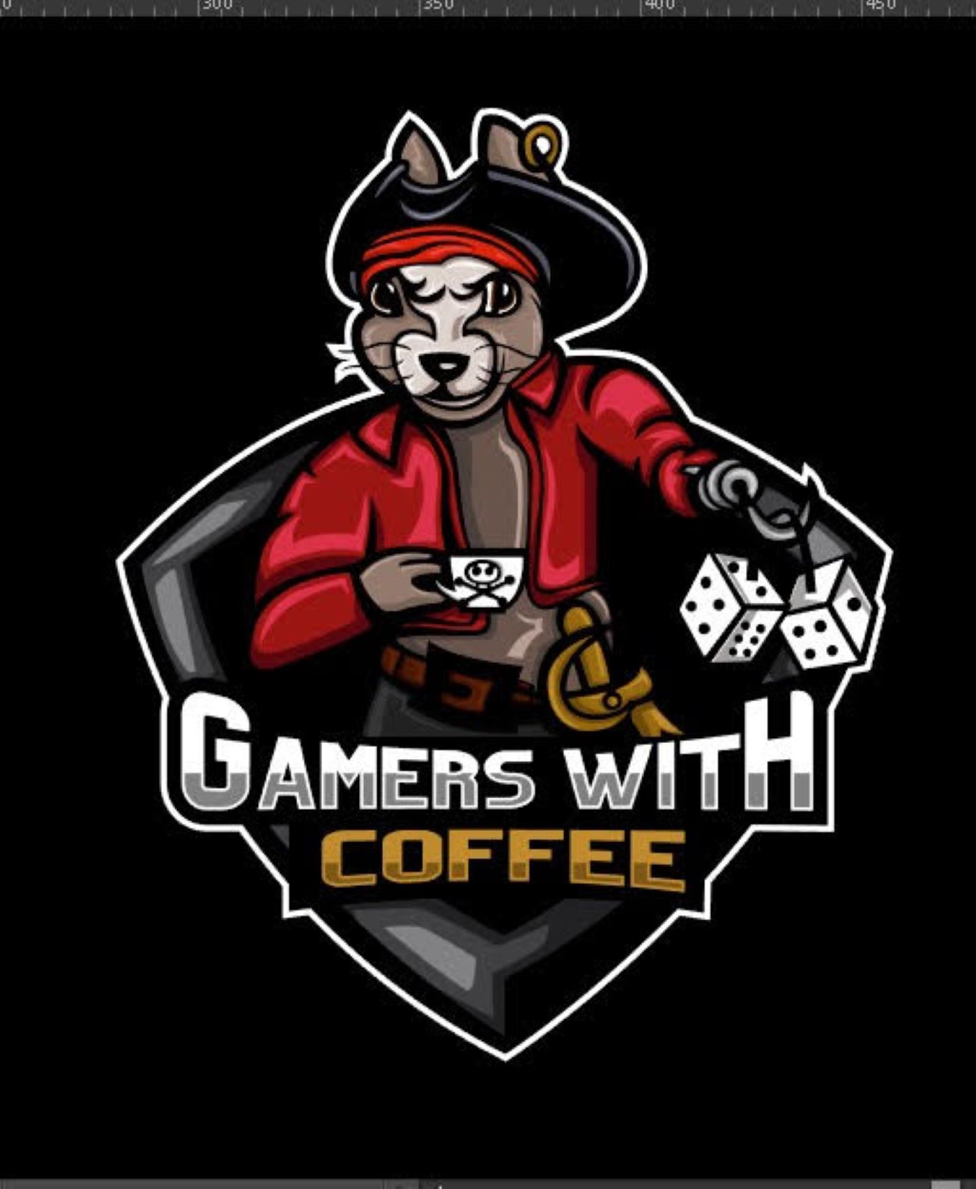 Gamers with coffee