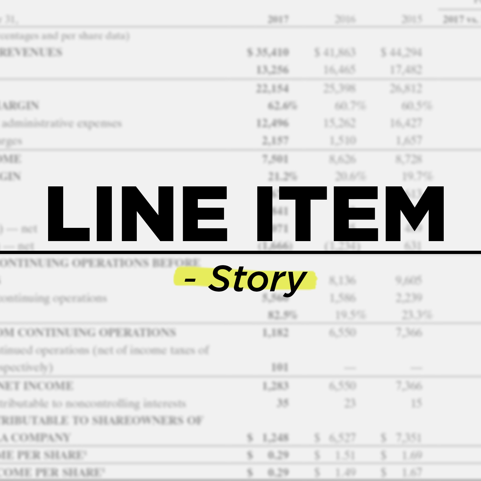 Line Item: Story