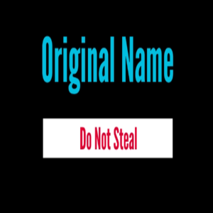 Original Name: Do Not Steal