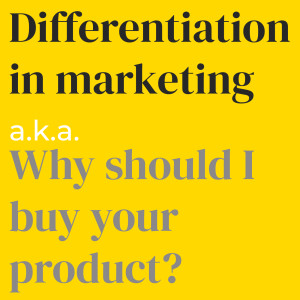 Differentiation in marketing