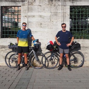 Four Legs, Two Bikes, One Tent