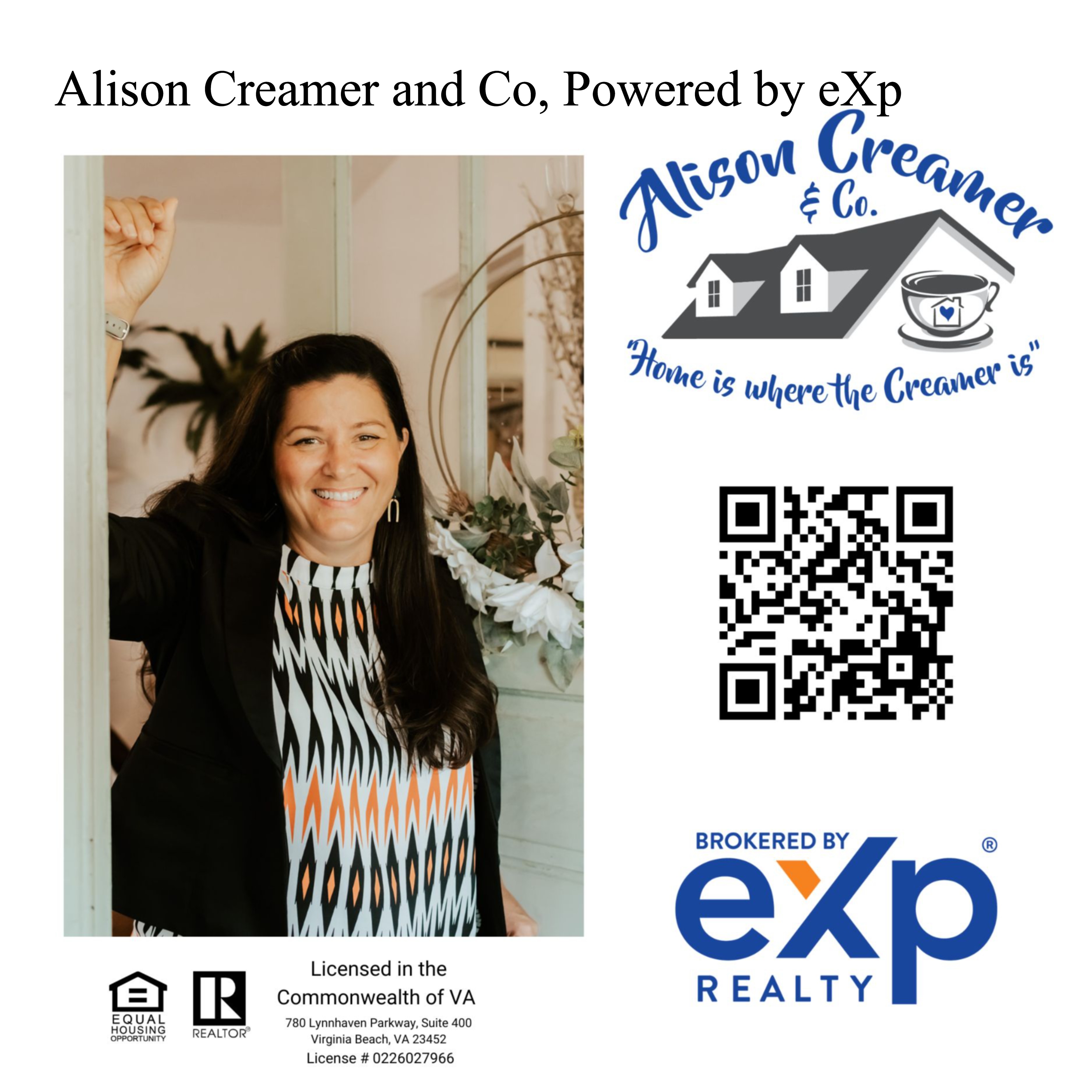 Alison Creamer, Hampton Roads REALTOR®