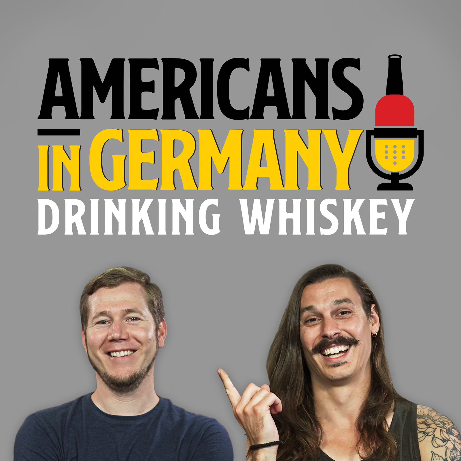 Americans in Germany Drinking Whiskey