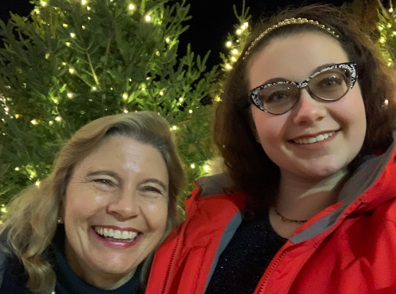 Dr. Dora Anne Mills and her daughter