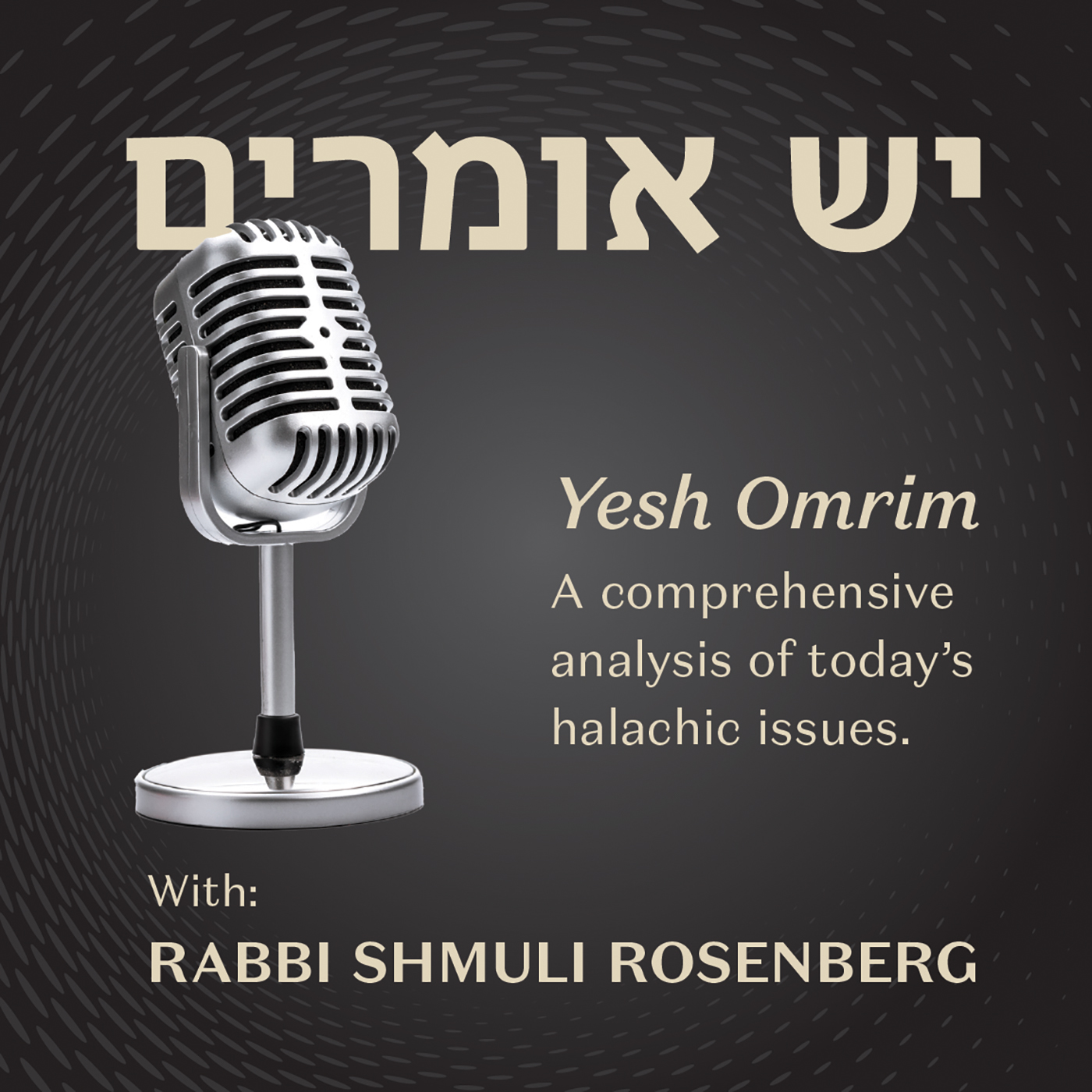 Yesh Omrim with Rabbi Shmuli Rosenberg